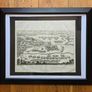 3 Matthaus Merian Antique Battle Engravings  17th Century Framed Set Image 2