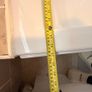 P shaped bathtub and shower screen Image 6