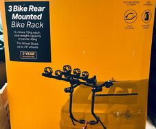 3 Bike Rear Mounted Rack