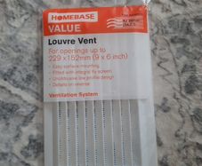 white louvre vent