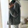 RIVER ISLAND grey wool bomber jacket Image 5