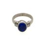Vintage 925 Sterling Silver & Lapis Lazuli Ring Image 3