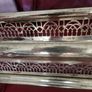 19th Cent polished pierced  brass fenders Image 8