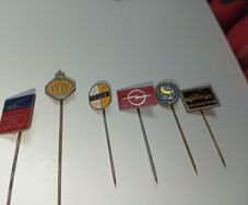 Vintage Car / Motoring Stick Pins In Good Used Order Simca Opel Lamorghini Vw