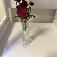 Tyrone crystal stem vase