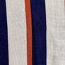Size 12 Ladies Navy Striped Linen Mix Dress by Next Image 3
