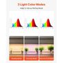 Plant Shelf with Grow Light, 4-Tier Indoor Plant Stand, 150 cm Tall Plants Display Rack with Wheels, 90W 3-Color Full Spectrum Grow Lights Image 5