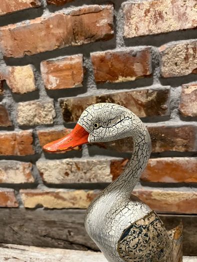 decoration Goose wood