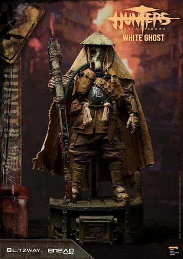 blitzway white ghost 1/6 not hot toys