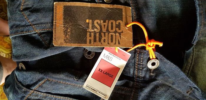 Brand new Marks and Spencers North Coast Mens Denim Jacket Size XXL