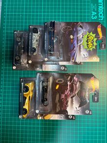 Hot Wheels DC Batman Batmobile HMV72 5 pieces Set