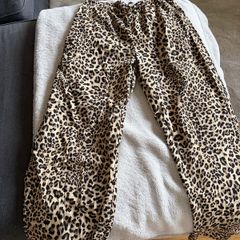 Leopard print trousers