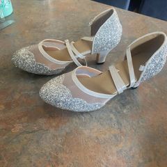 Sparkly Silver Shoes