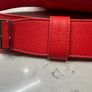 Carditosale Red Saffiano Leather Belt Bag Image 6