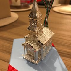 6 Newbridge silver Christmas decorations