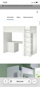 IKEA loft bed (Smastad)