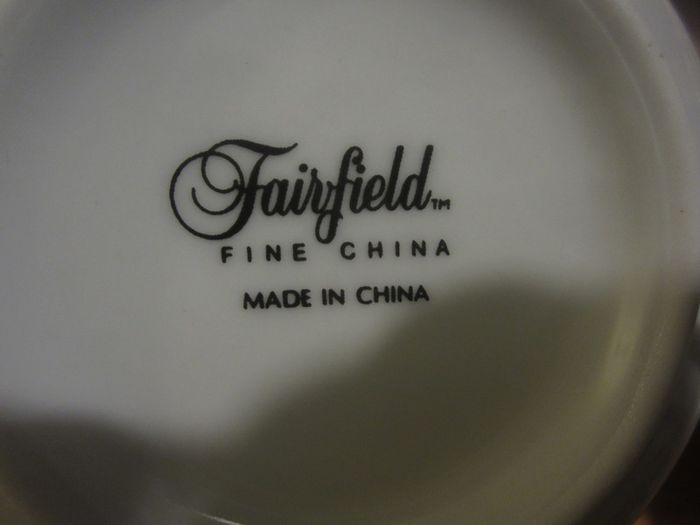 62 piece VINTAGE Fairfield china "symphony"