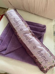 Draught excluder and 4 cushion covers