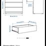 Ikea malm chest of drawers Image 3