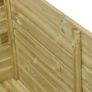 Garden Raised Bed with Floor 150x50x75 cm Impregnated Pinewood Image 4