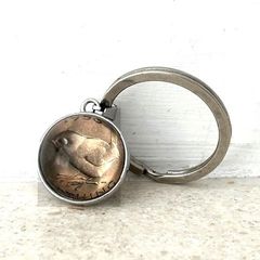Penny Farthing Keyring