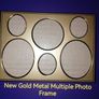 New Gold Metal Multiple Photo Frame Image 3