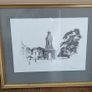Collection of 6 Framed Trinity College Dublin Pen and Ink Prints Image 5