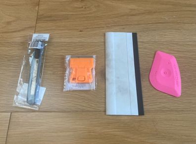 Window film application tools