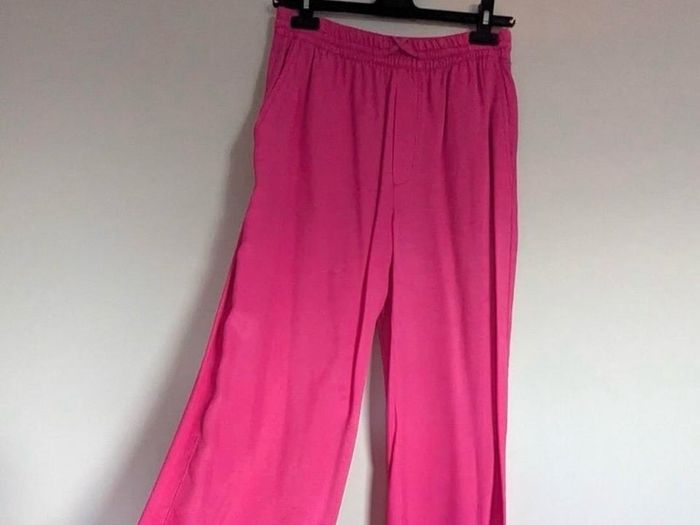 Fab Zara Cerise Pink Blazer & Trousers  Both Size Large UK 12