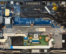 Dell Lattitude E7270 motherboard with top case