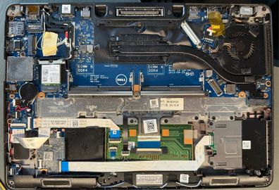 Dell Lattitude E7270 motherboard with top case