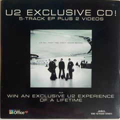 U2 [2001] Exclusive CD: 5 Track EP + 2 Videos (CD Album) The Sunday Times Promo