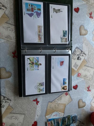 First Day Cover Album Collection 43x - 1984 - 2022