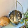 Wine Cooler, Gold Colour Stainless Steel & Green Enamel Image 5