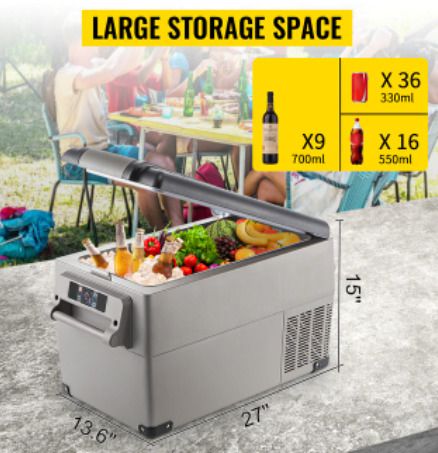 Mini Car Refrigerator Fridge Freezer 35L