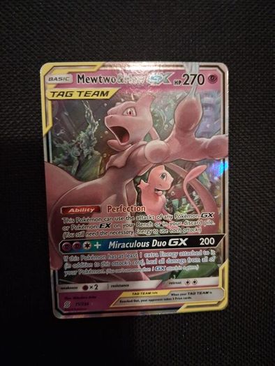 Pokemon Card : Mewtwo&mew gx tagteam