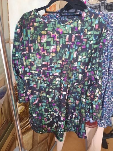 Bassini Multicoloured A Line Top , Size XL (UK 16/18) , Mint Condition