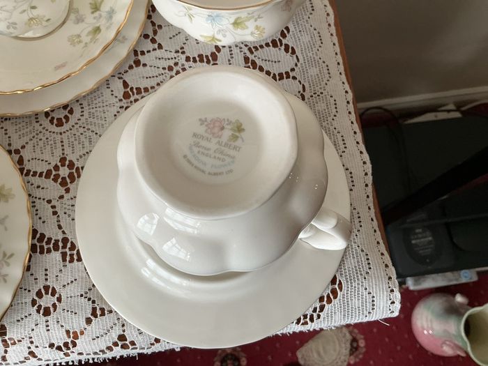 Vintage Royal Albert tea set in the Meadow flower pattern