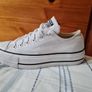 Converse chuck Taylor platform low Size 5 eu 37.5 white canvas in excellent condition Image 4