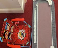 Safety Bed Rail and tinny chair