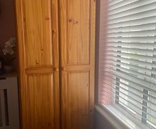 bedroom set x2 lockers, chest of drawers and wardrobe