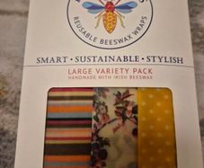 brand new Hannas Bees reusable beeswax wraps