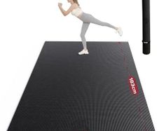 Large Exercise Mat, 183x122cm/ 213x152cmx8mm, Non-Slip, Ultra Durable, Large Yoga Mat for Home Gym, Fitness, Yoga, Pilates, Stretching, Push-ups, Gymnastics