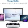 Bluetooth Speakers, 2x5W Portable Wireless Speakers with 20h Playtime, Computer Speaker with Dual-Driver Enhanced Bass Resonator (Silver) Image 4