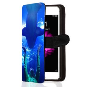Iphone 7 PLUS - Personalised Leather Flip Cover, Wallet Case