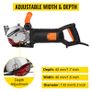 Electric Wall Chaser 4KW 4.8KW Seamless Groove Cutting Machine 125mm Steel Concrete Circular Saw Slotting Tool Set Image 3