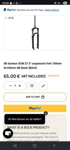 Sr suntour front fork