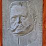 Heavy cast metal plaque , german ww1 , Field Marshal paul von hindenburg Image 3