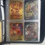 Pokemon Gold Foil Proxy Card Binder 160 Cards  Charizard Pikachu VMAX GX Image 2