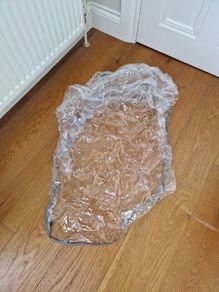 Silver cross rain cover